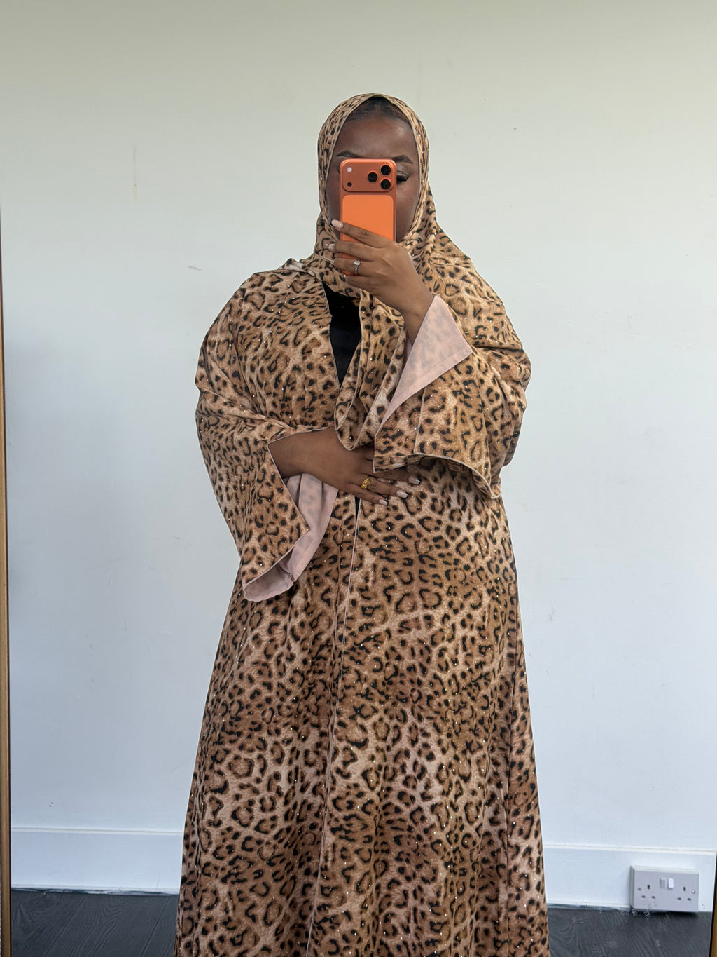 Saida Abaya - Cheetah print