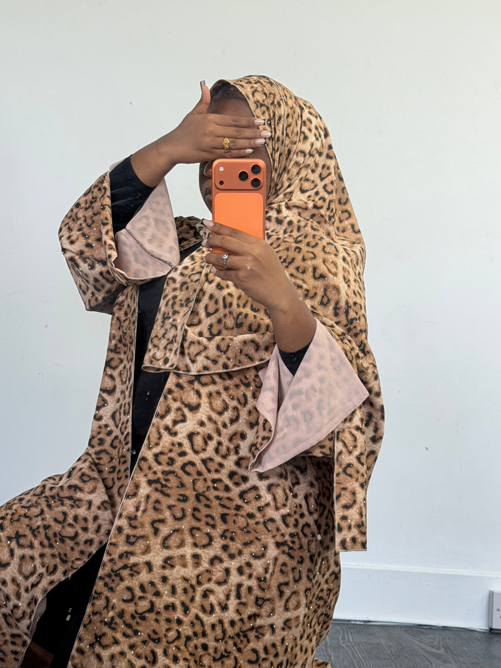 Saida Abaya - Cheetah print