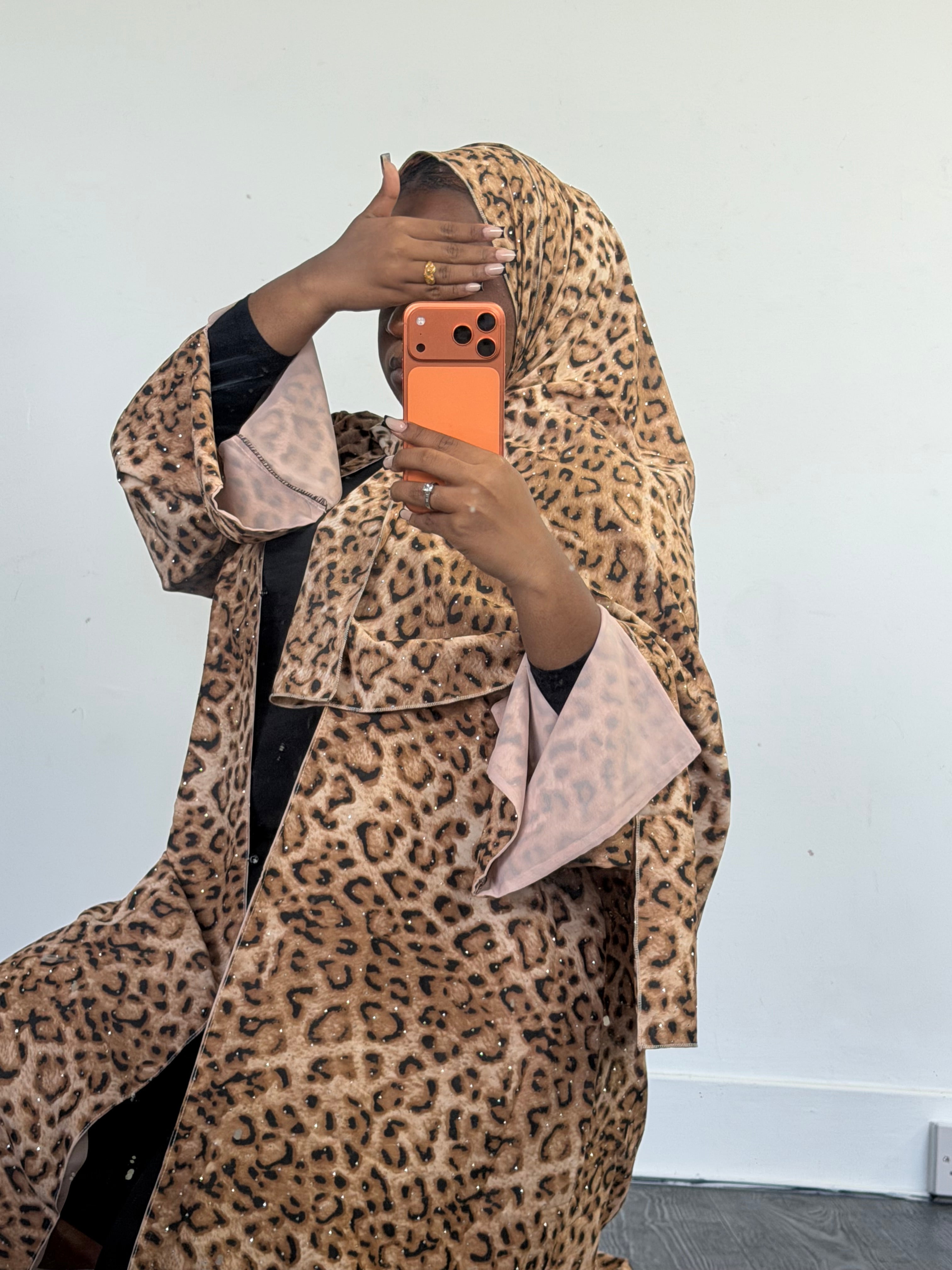 Saida Abaya - Cheetah print