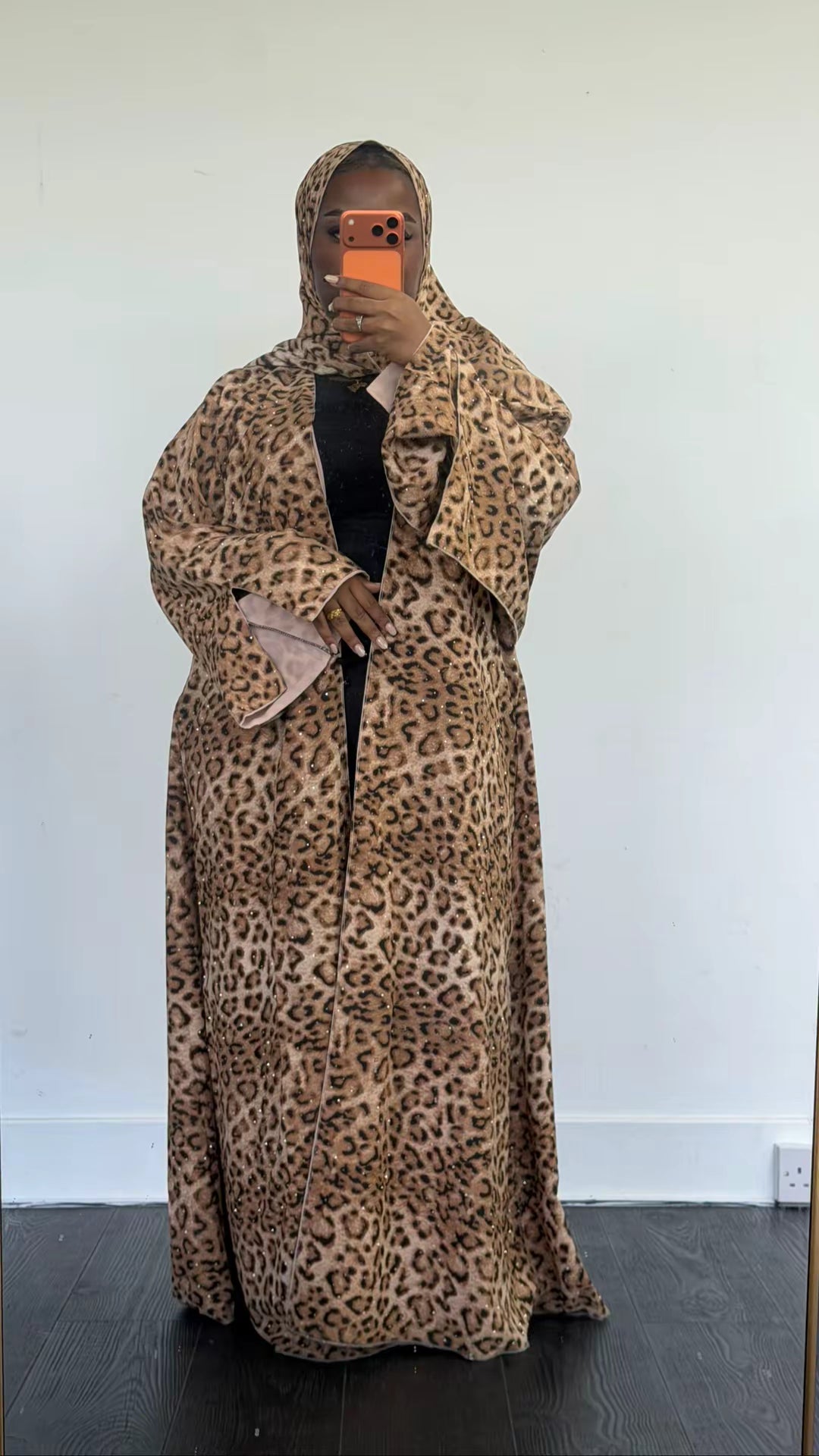 Saida Abaya - Cheetah print